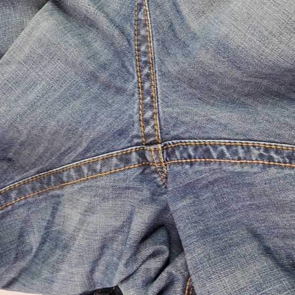 TWENTY XTREME Style 33 Extreme Relaxed Fit Factory Faded Blue Jeans Size 34x36 - Picture 12 of 17